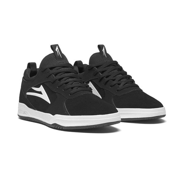 LaKai Proto Black/White Skate Shoes Mens | Australia MU0-7621